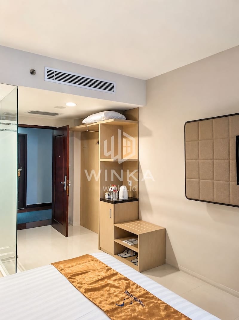 Installed Supply Air Grille in a room